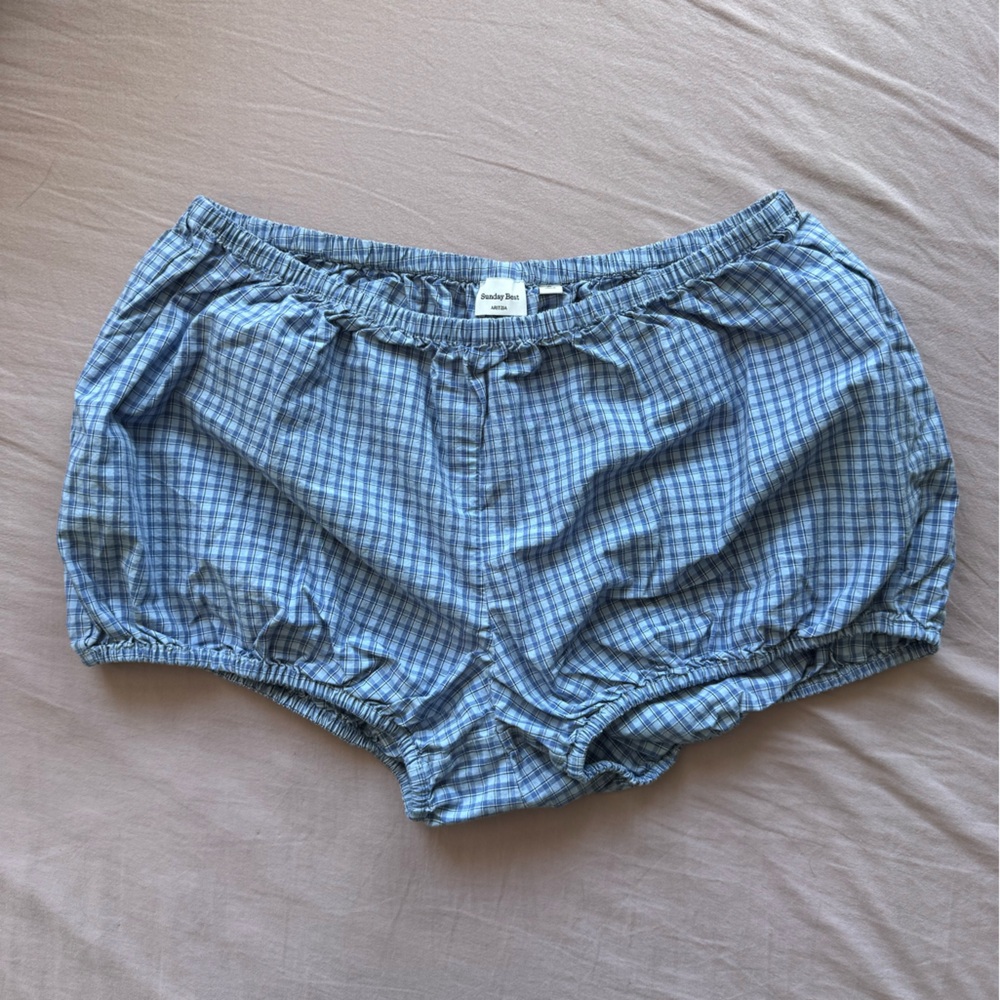 Aritzia Sunday Best bloomers plaid